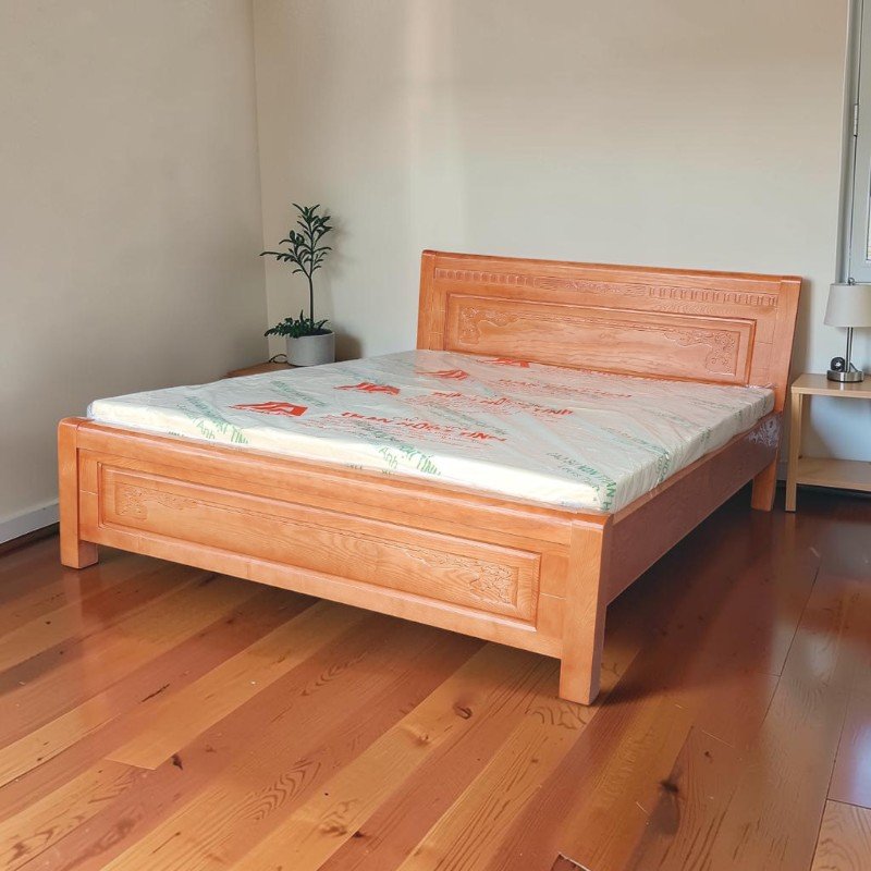 4 cách chọn kích thước giường gỗ tự nhiên phù hợp không gian