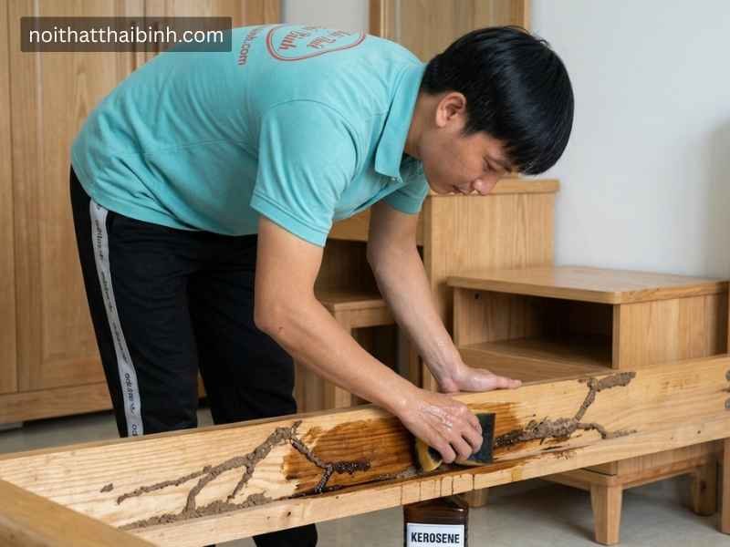 5 cách sửa giường ngủ bị mối mọt tại nhà đơn giản