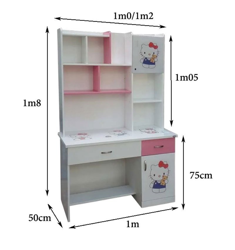 Bàn học cho bé Hello Kitty MS 9489