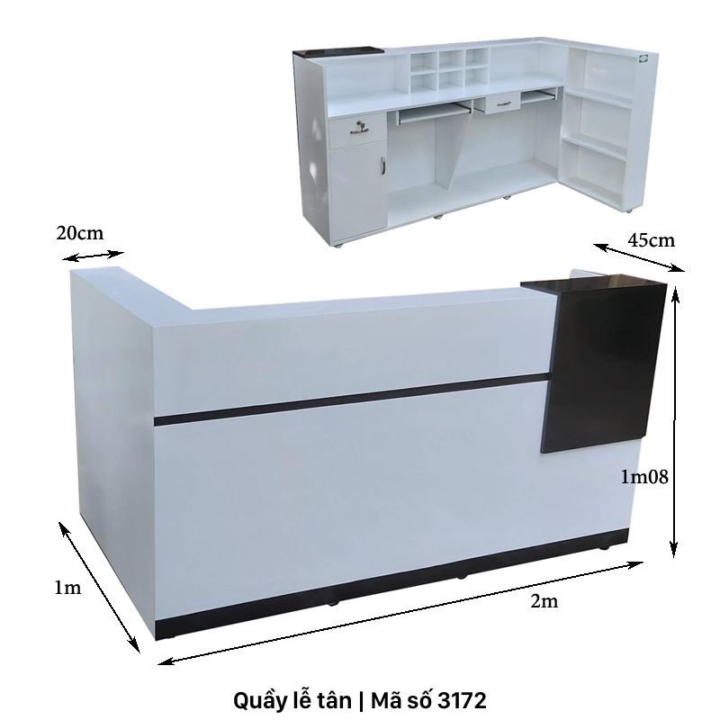 Bàn tiếp tân MS 3172