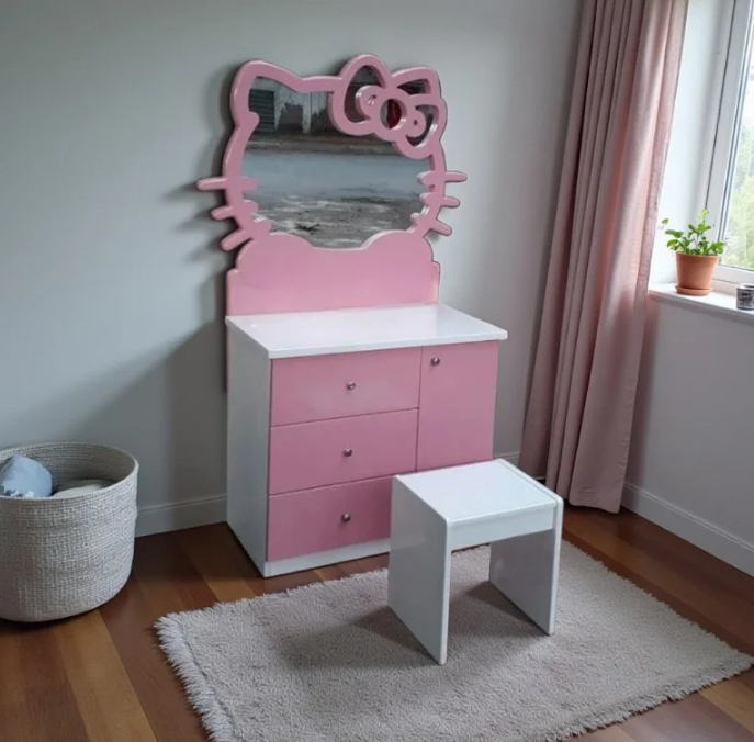 Bàn trang điểm Hello Kitty MS 9446