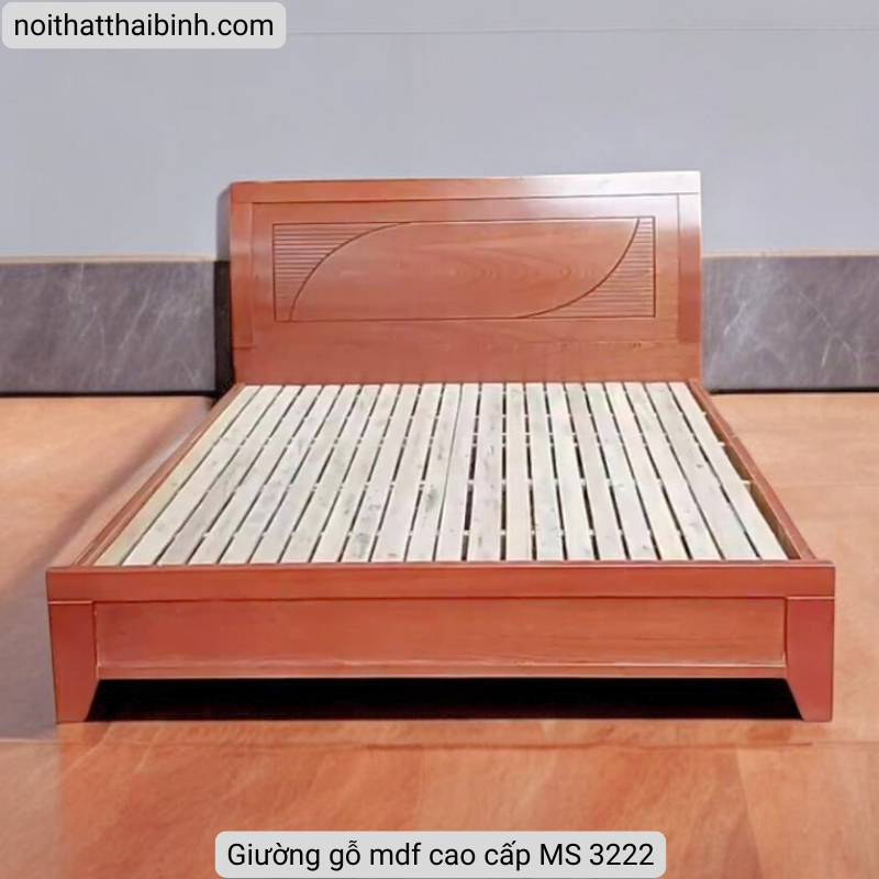 Giường gỗ mdf cao cấp