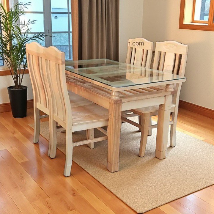 Top mẫu bàn ăn gỗ đẹp hiện đại