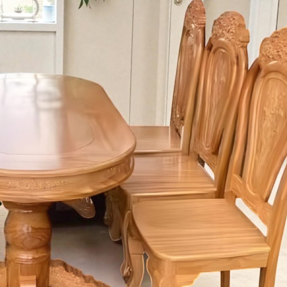 Top mẫu bàn ăn gỗ đẹp hiện đại