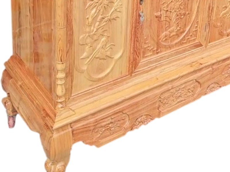 Tủ thờ gỗ gõ đỏ cao cấp MS 3310 - kỹ thuật đóng mộng chắc chắn