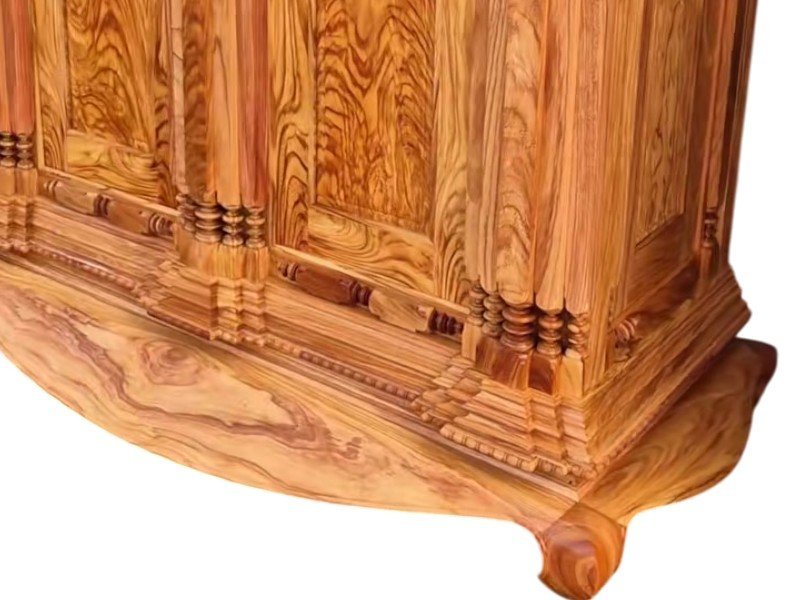 Chi tiết tủ thờ gỗ gõ đỏ đẹp sang trọng cho phòng thờ