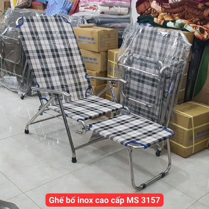 Ghế bố inox cao cấp MS 3157 | Thương Hiệu THÀNH CÔNG Chính Hãng