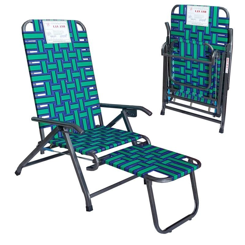 Ghế xếp đan dây dù bảng lớn Ghế xếp đan dây dù bảng lớn MS 3064 | Giao hàng hỏa tốc - bề mặt hoàn thiện