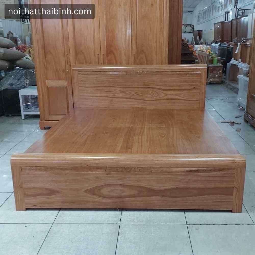 Giường Ngủ Gỗ Tự Nhiên Cao Cấp Mã 3078 Có Ngăn Kéo Tiện Lợi - bề mặt hoàn thiện