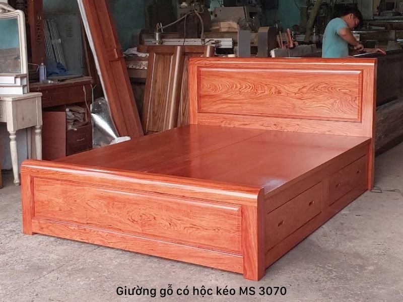 Giường gỗ có hộc kéo Giường gỗ có hộc kéo