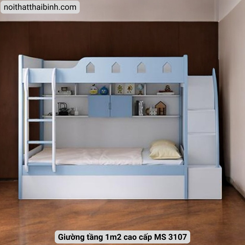 Giường tầng 1m2 cao cấp MS 3107