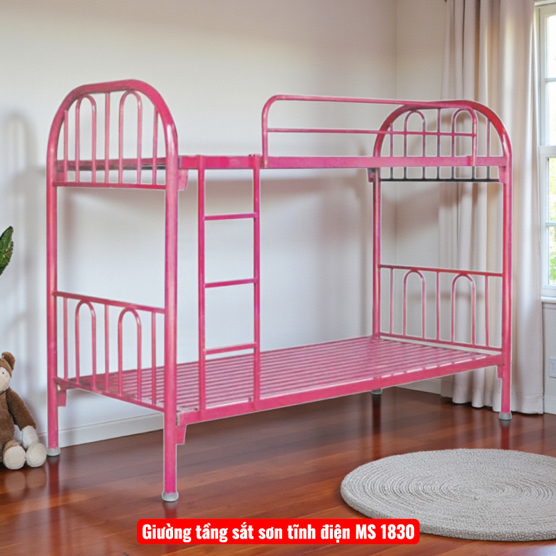 Giường tầng sắt sơn tĩnh điện MS 1830