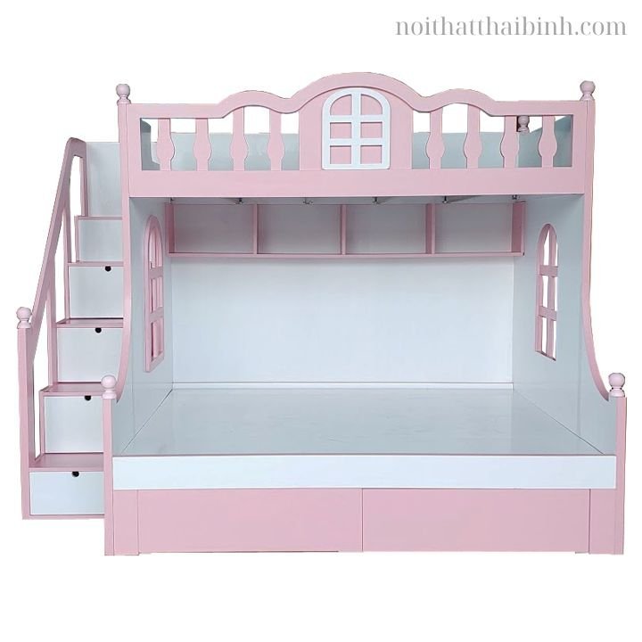 Ưu điểm giường tầng gỗ cho trẻ em