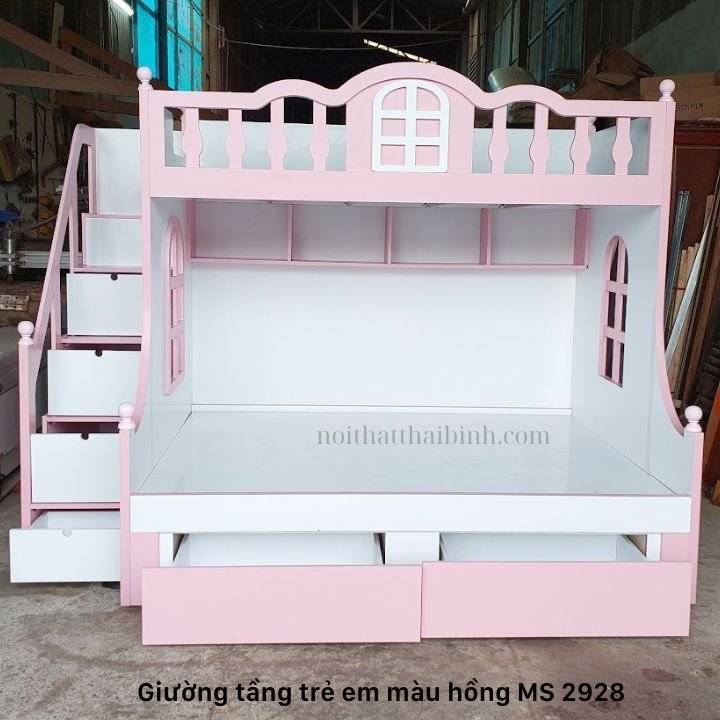 Ưu điểm giường tầng gỗ cho trẻ em