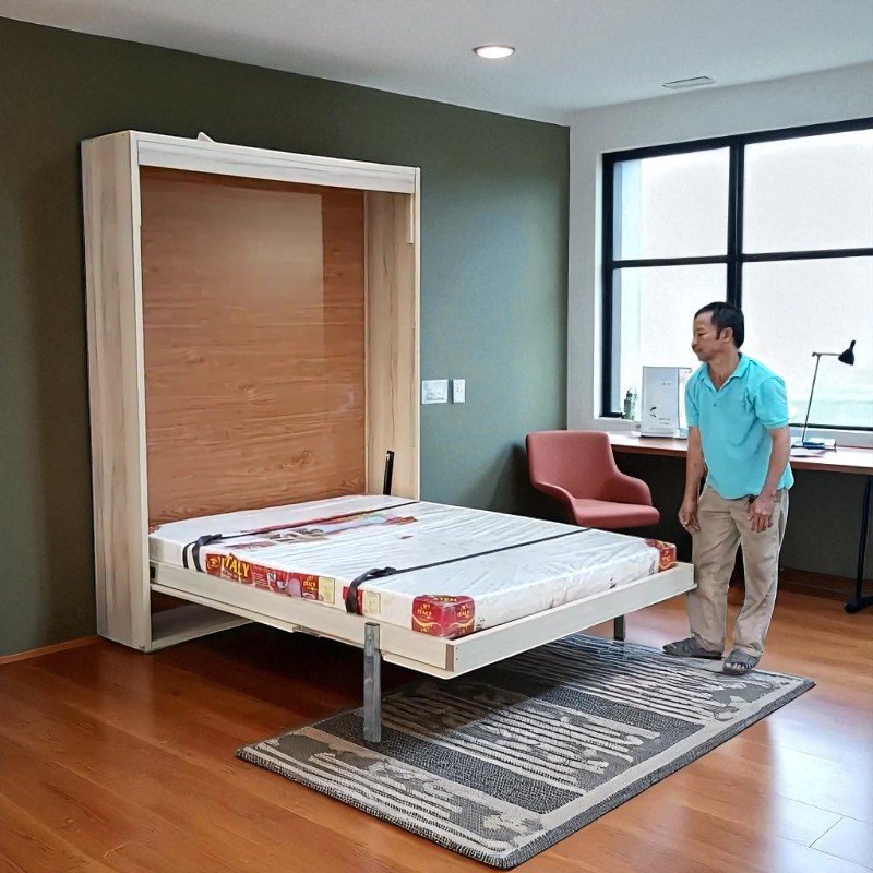 Giường xếp thông minh MS 9949 - đóng tại xưởng Thái Bình TPHCM
