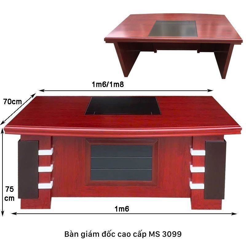Kích thước bàn giám đốc cao cấp Kích thước bàn giám đốc cao cấp