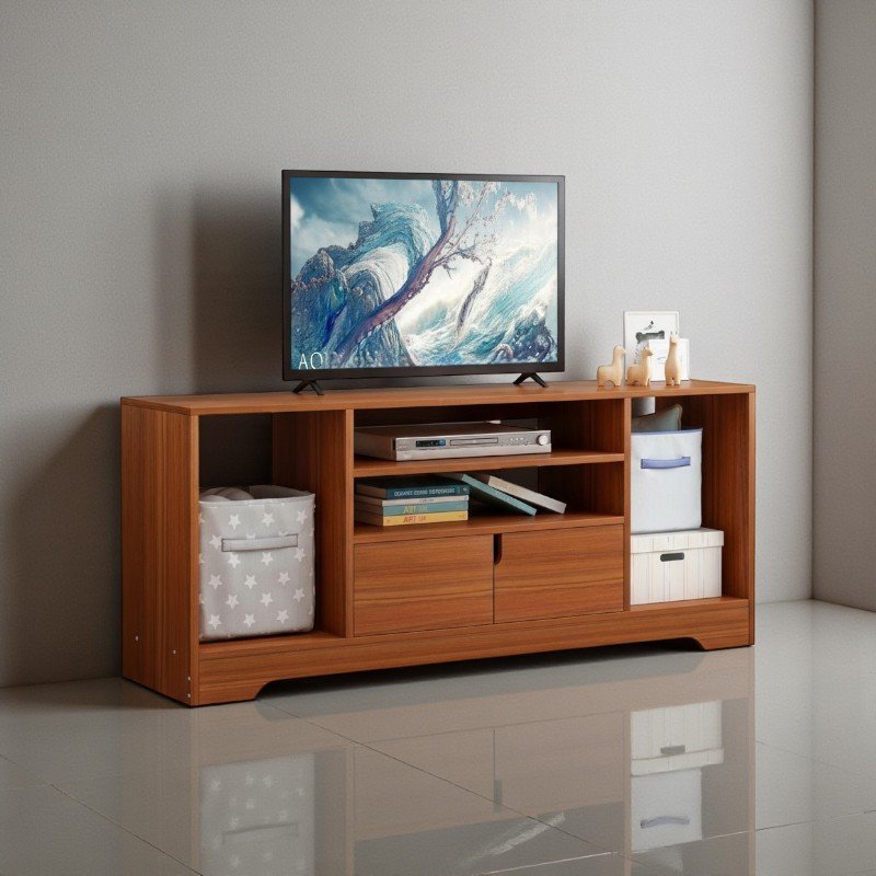 Kệ tivi hiện đại đẹp MS 1939 - chi tiết vân gỗ tự nhiên
