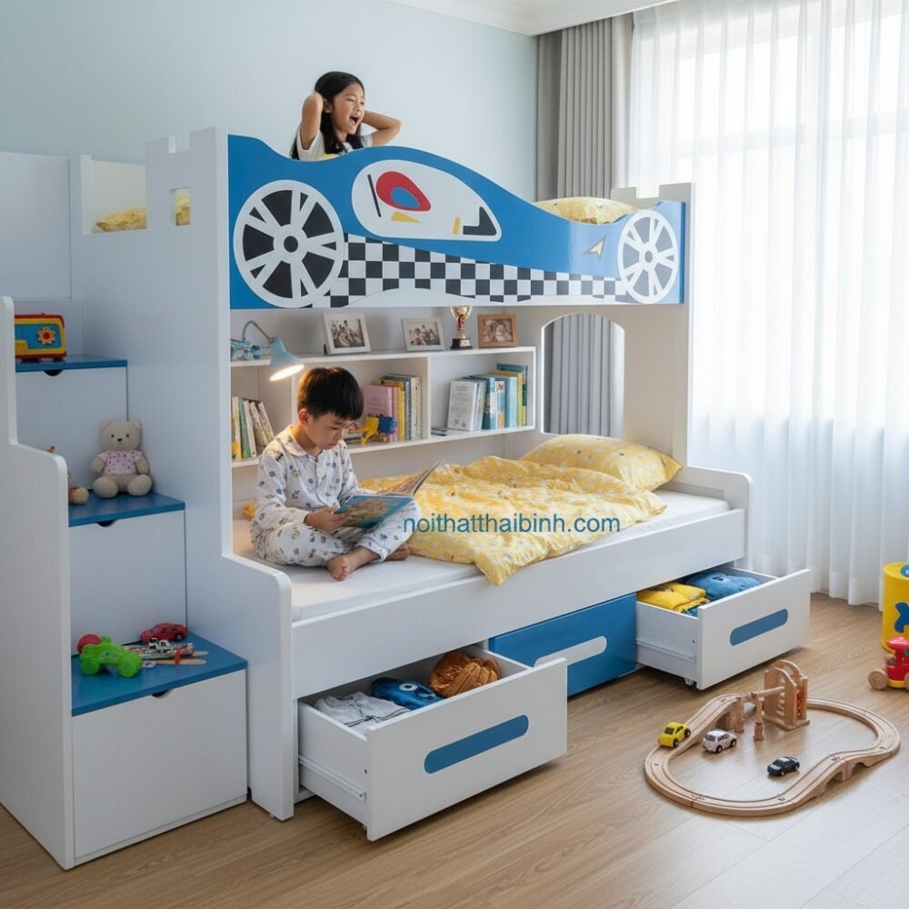 Mẹo chọn giường tầng tiết kiệm diện tích hiệu quả
