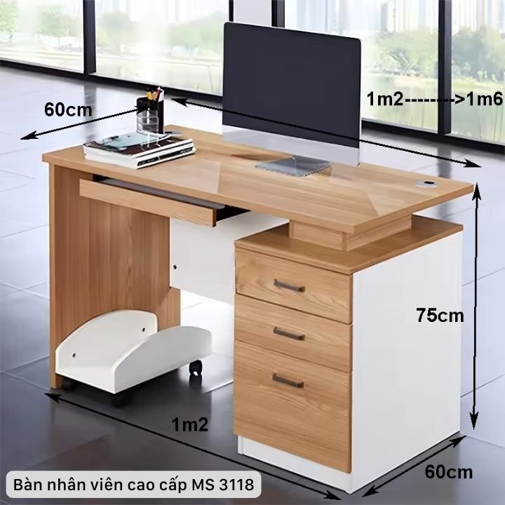 Kích thước bàn nhân viên cao cấp Kích thước bàn nhân viên cao cấp