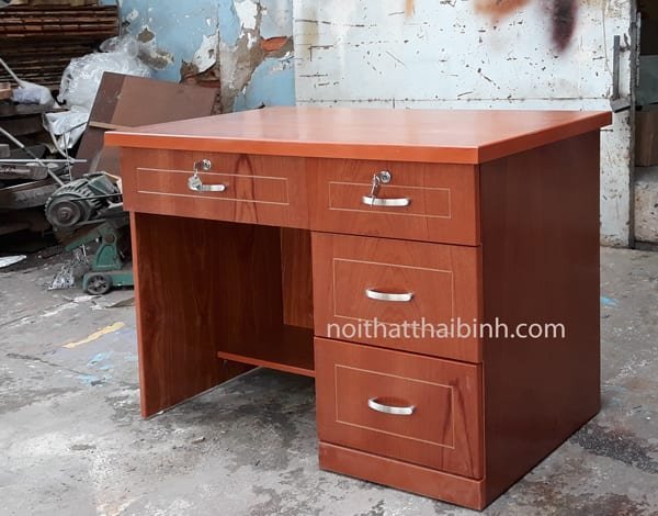 Mẫu bàn làm việc MS 9771 - chi tiết vân gỗ tự nhiên