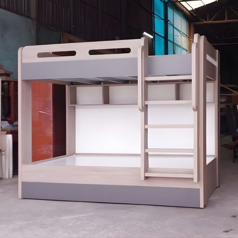 Mẫu giường tầng đẹp cho bé MS 3288 - góc nghiêng