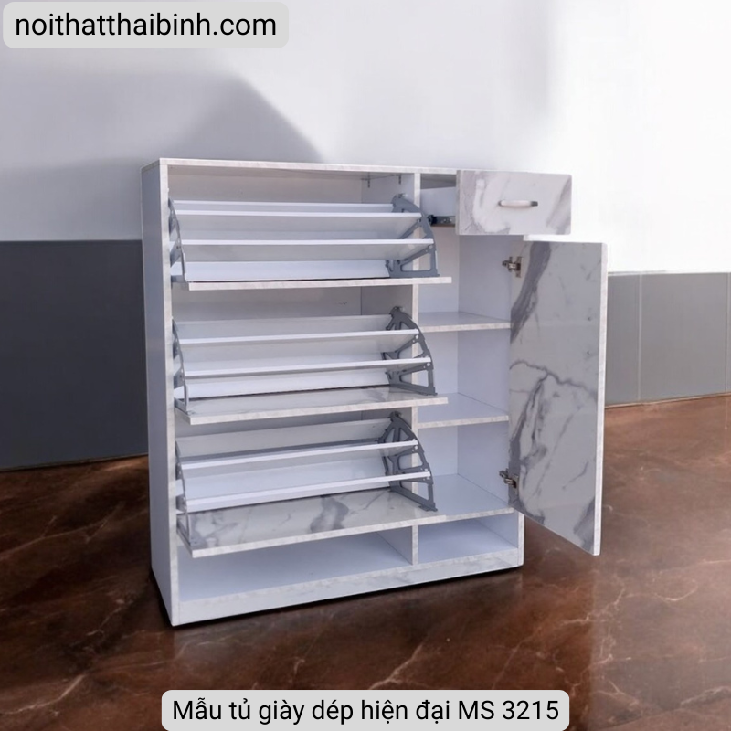 Mẫu tủ giày dép hiện đại