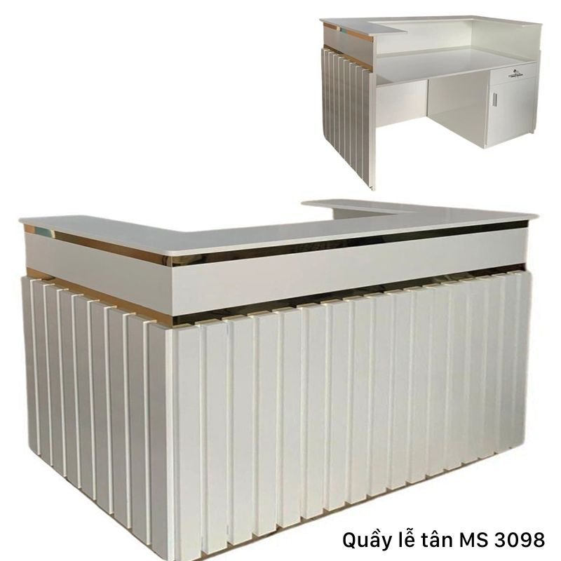 Quầy lễ tân nhỏ đẹp MS 3098