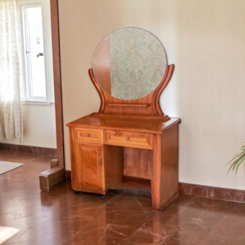 Combo giường tủ bàn trang điểm gỗ tự nhiên