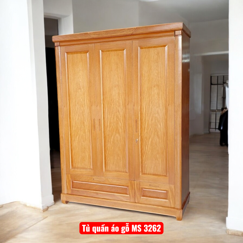 Mẫu tủ quần áo hiện đại MS 3262
