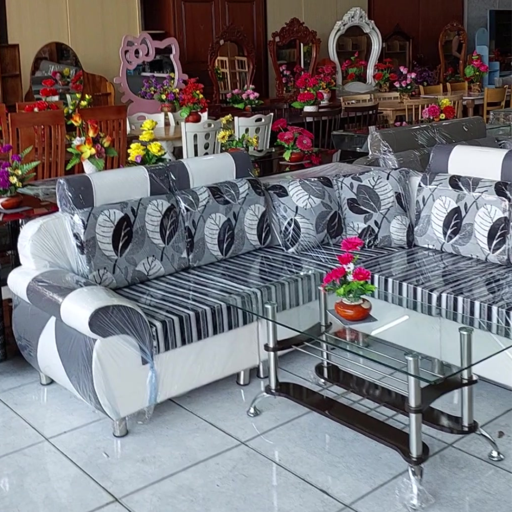 Bộ sofa góc phòng khách MS 3364 - nhìn tổng thể