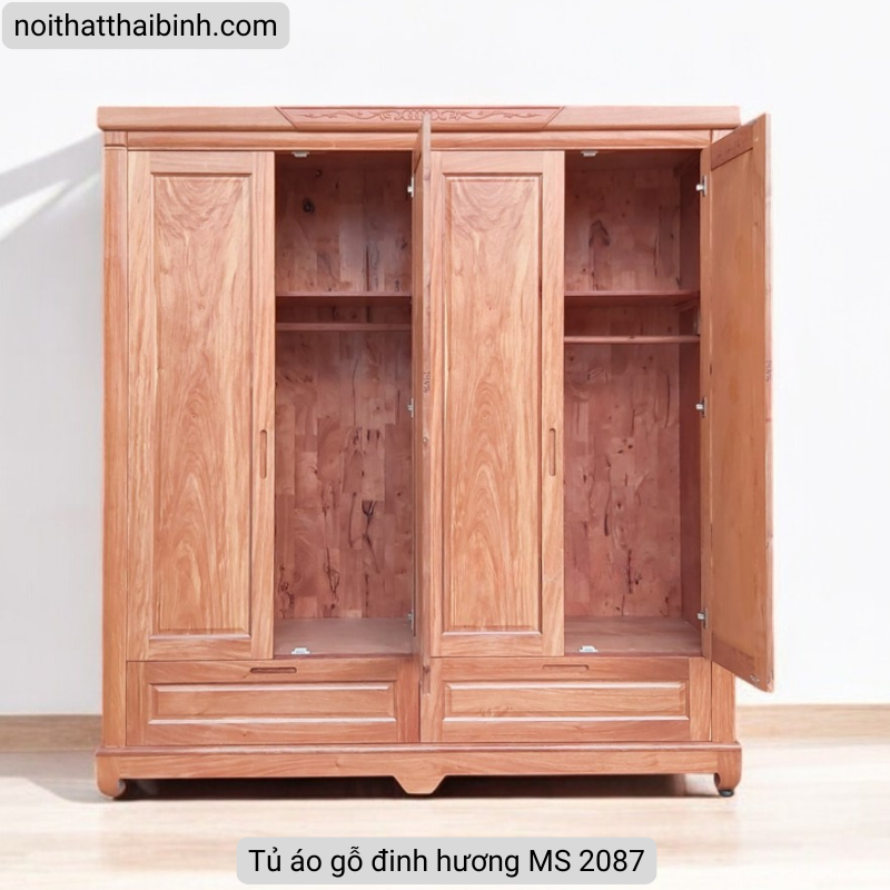 Tủ áo gỗ đinh hương