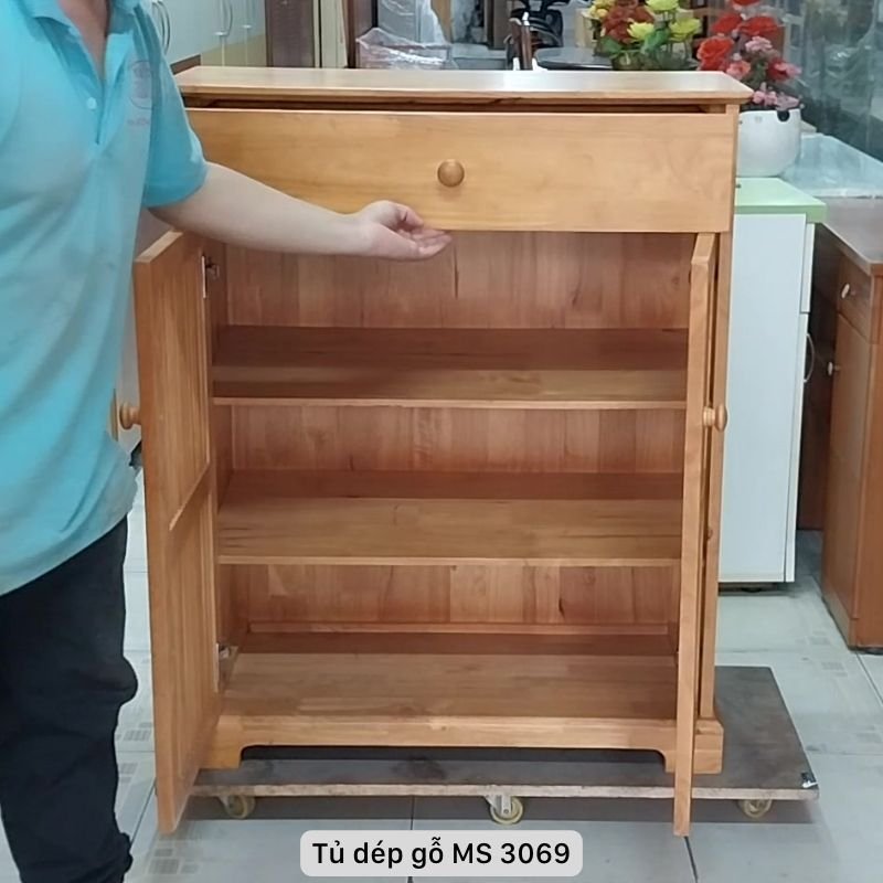 Tủ dép gỗ