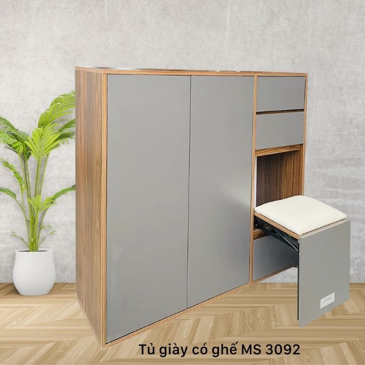 Tủ giày có ghế ngồi