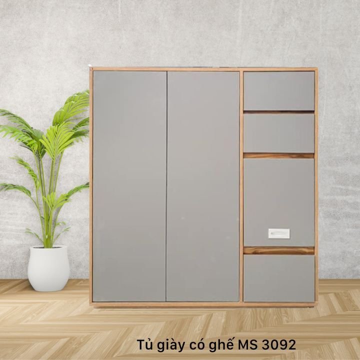 Tủ giày có ghế ngồi