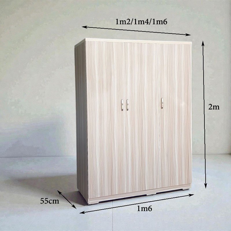 Kích thước tủ quần áo 3 cánh đẹp