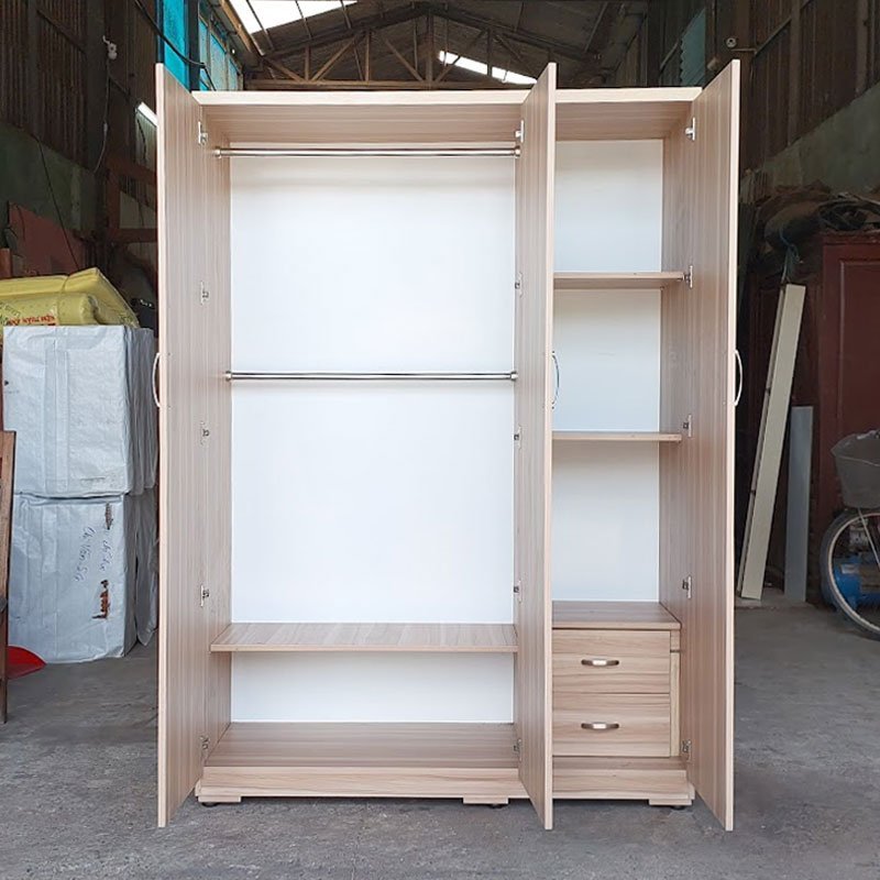Tủ quần áo 3 cánh đẹp gỗ công nghiệp lõi xanh Tủ quần áo 3 cánh đẹp gỗ công nghiệp lõi xanh