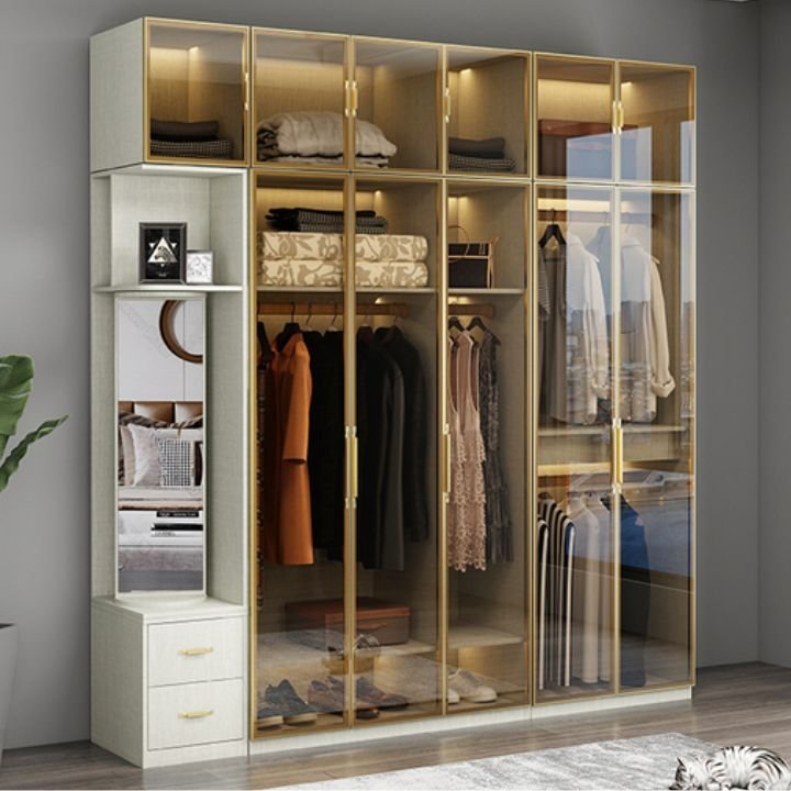 Nơi bán tủ quần áo cánh kính cường lực sang trọng Nơi bán tủ quần áo cánh kính cường lực sang trọng