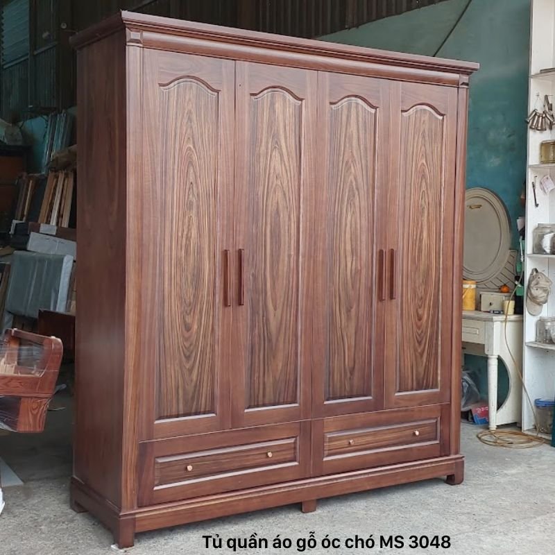 Tủ quần áo gỗ óc chó
