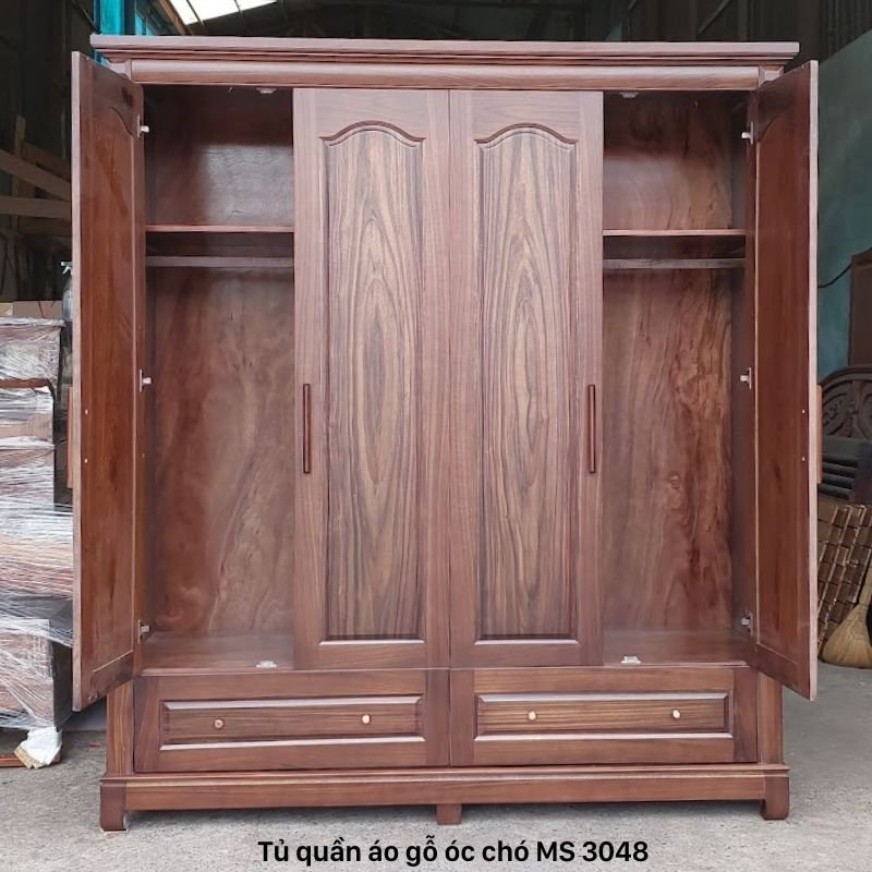 Tủ quần áo gỗ óc chó