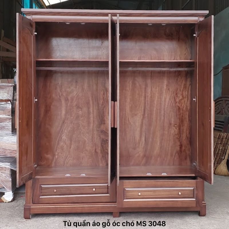Tủ quần áo gỗ óc chó