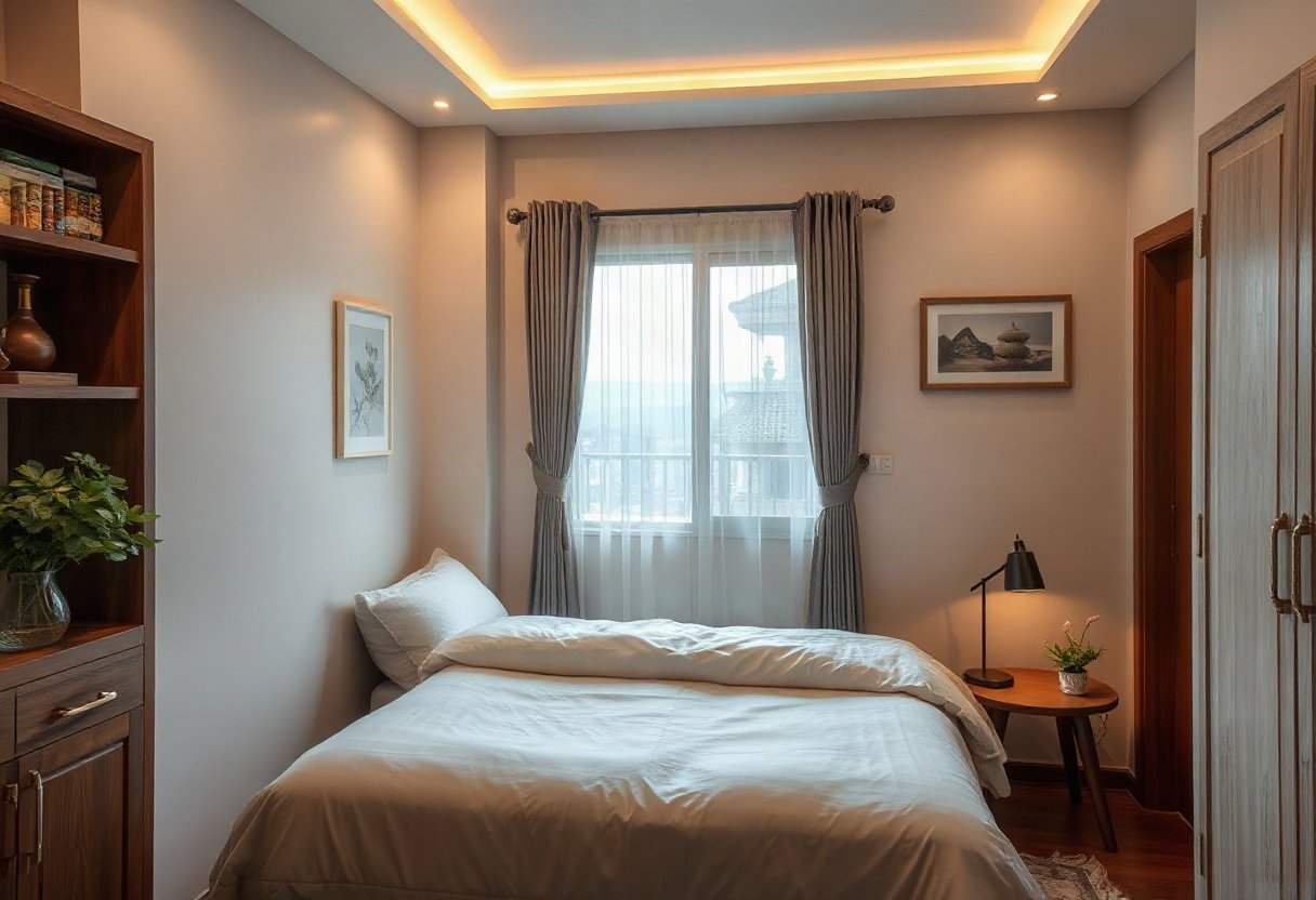 Ánh sáng phòng ngủ hợp phong thủy