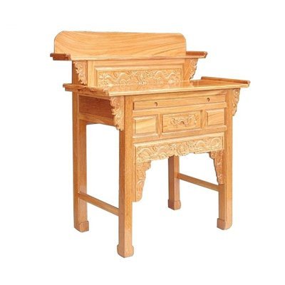 Bàn thờ gỗ gõ đỏ 2 tầng MS 2730 - đóng tại xưởng Thái Bình TPHCM