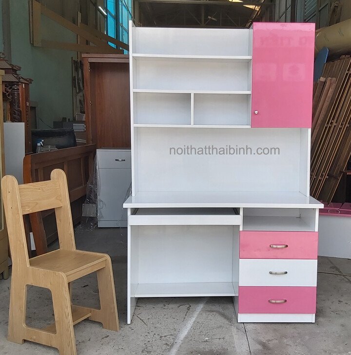 Bàn học liền kệ sách MS 1187