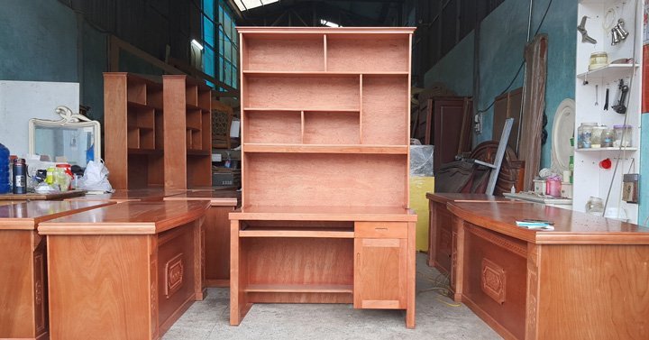 Bàn học cho bé gỗ tự nhiên MS 2430 | GIAO HỎA TỐC TPHCM