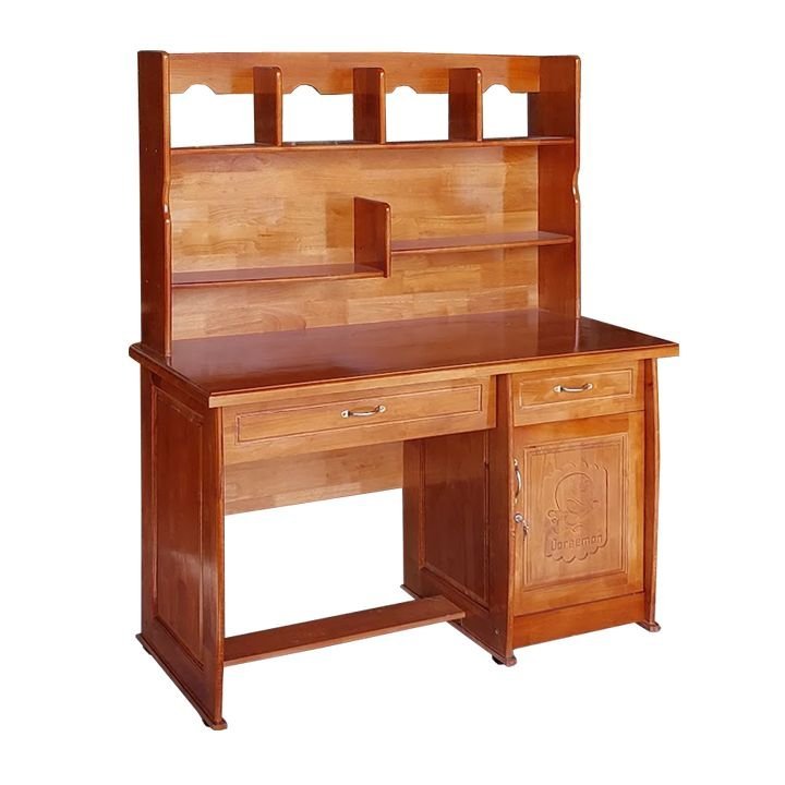Bàn học gỗ tự nhiên MS 2968 - bề mặt hoàn thiện