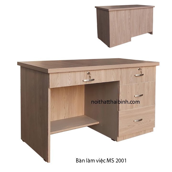 Bàn Văn Phòng Đẹp MS 2001 - 2 Kích Thước, Giao Ngay TPHCM