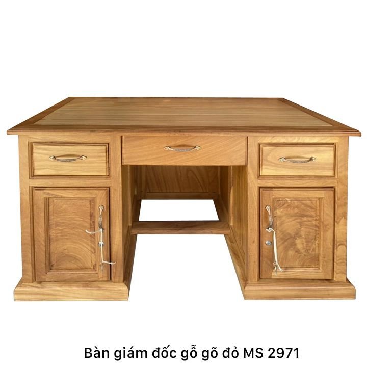 Bàn giám đốc gỗ tự nhiên 100%