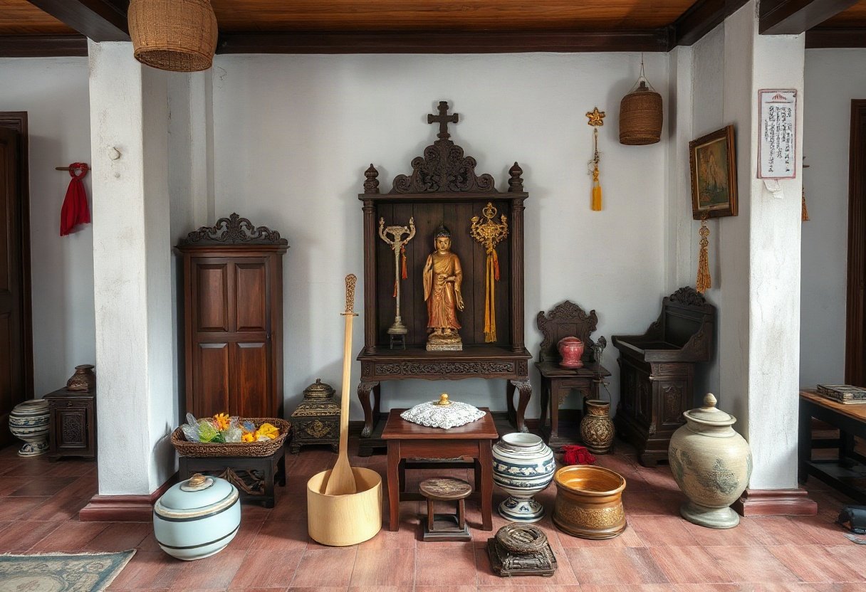 6 mẹo phong thủy bàn thờ mang lại bình an