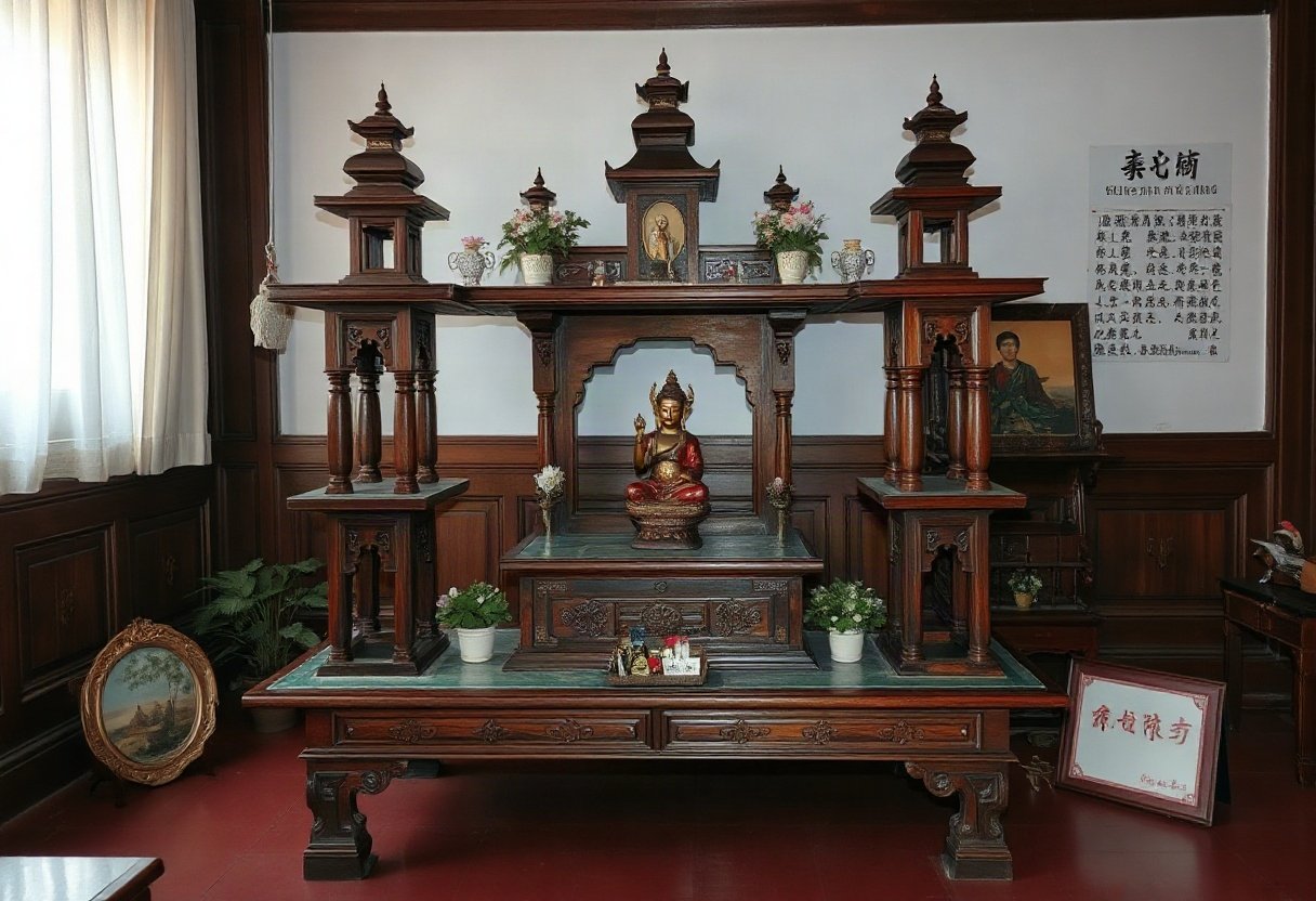 3 lưu ý quan trọng khi mua bàn thờ nhị cấp tam
