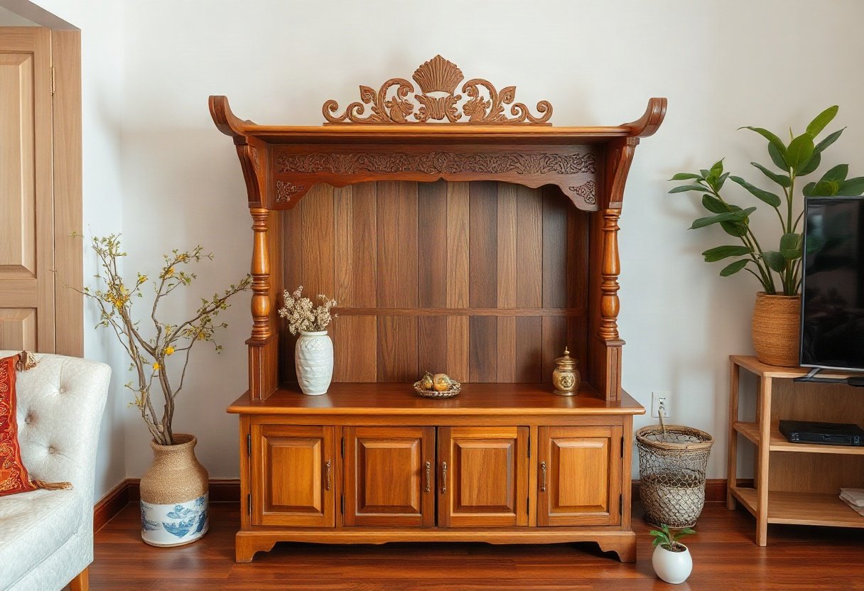 Bàn thờ nhỏ gọn cho chung cư